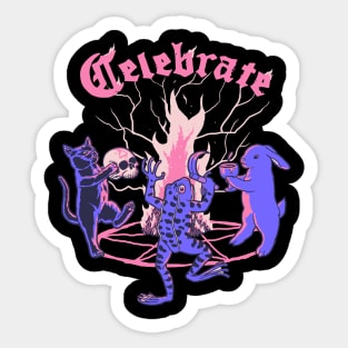 Celebrate Sticker